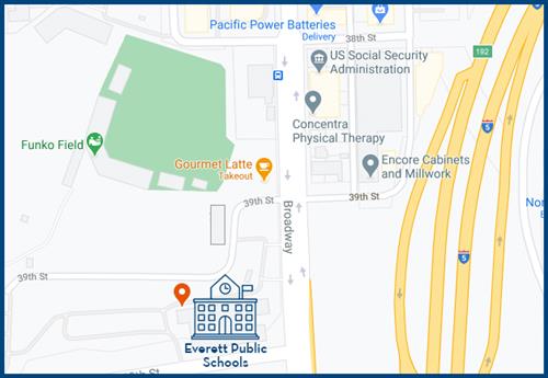 Everett public schools map